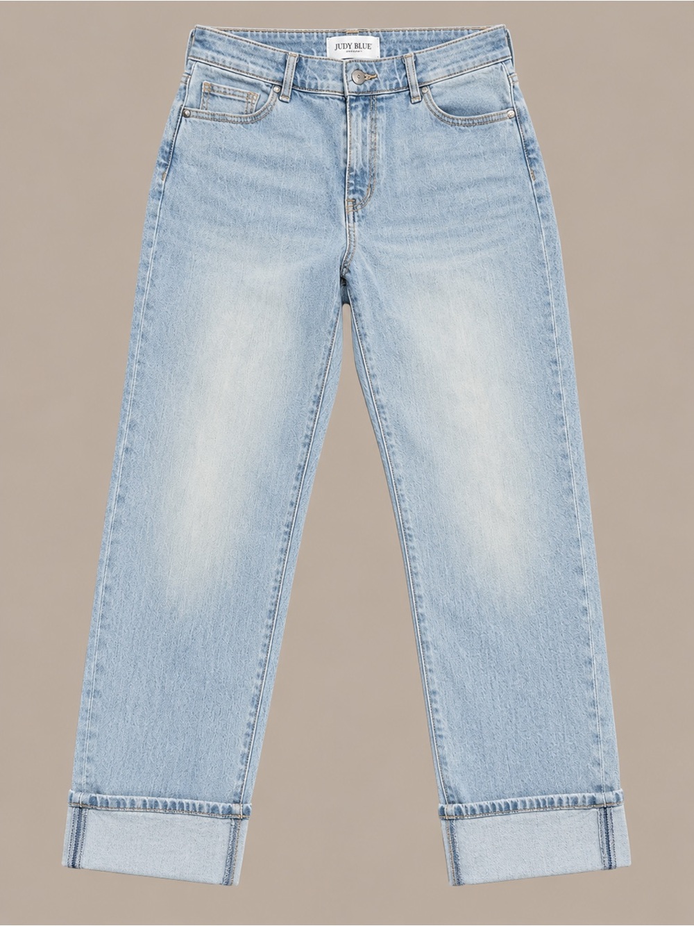 LOFT Light Blue Cropped Straight Jeans